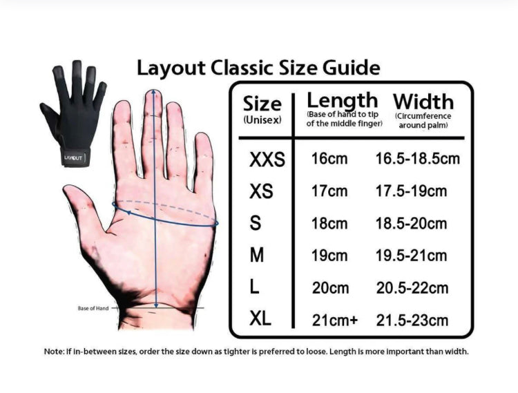 Layout Gloves