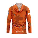 Chandail à capuchon anti-UV orange | Orange Sun hoodie