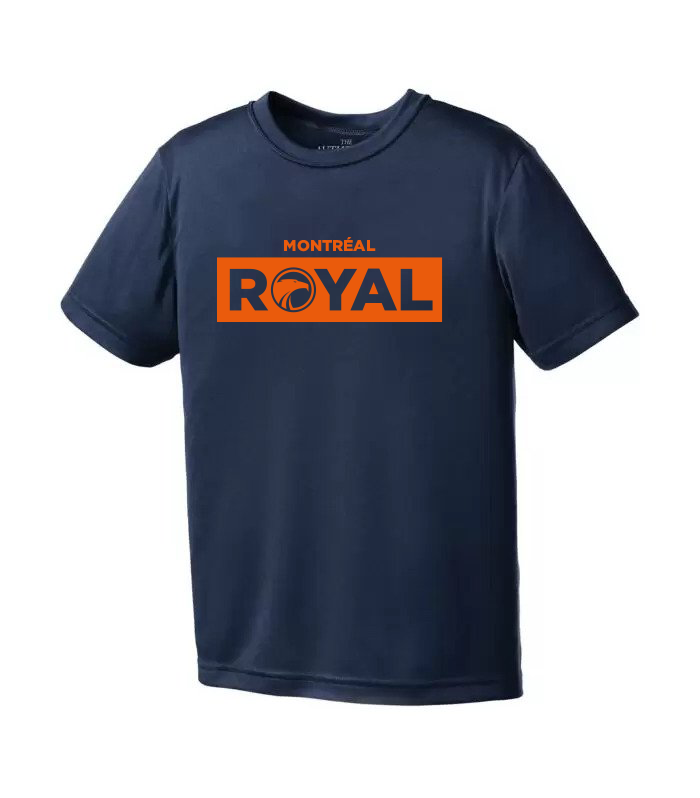 Chandail à manches courtes - enfants - marine